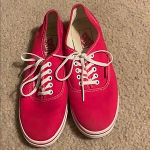 Red Vans